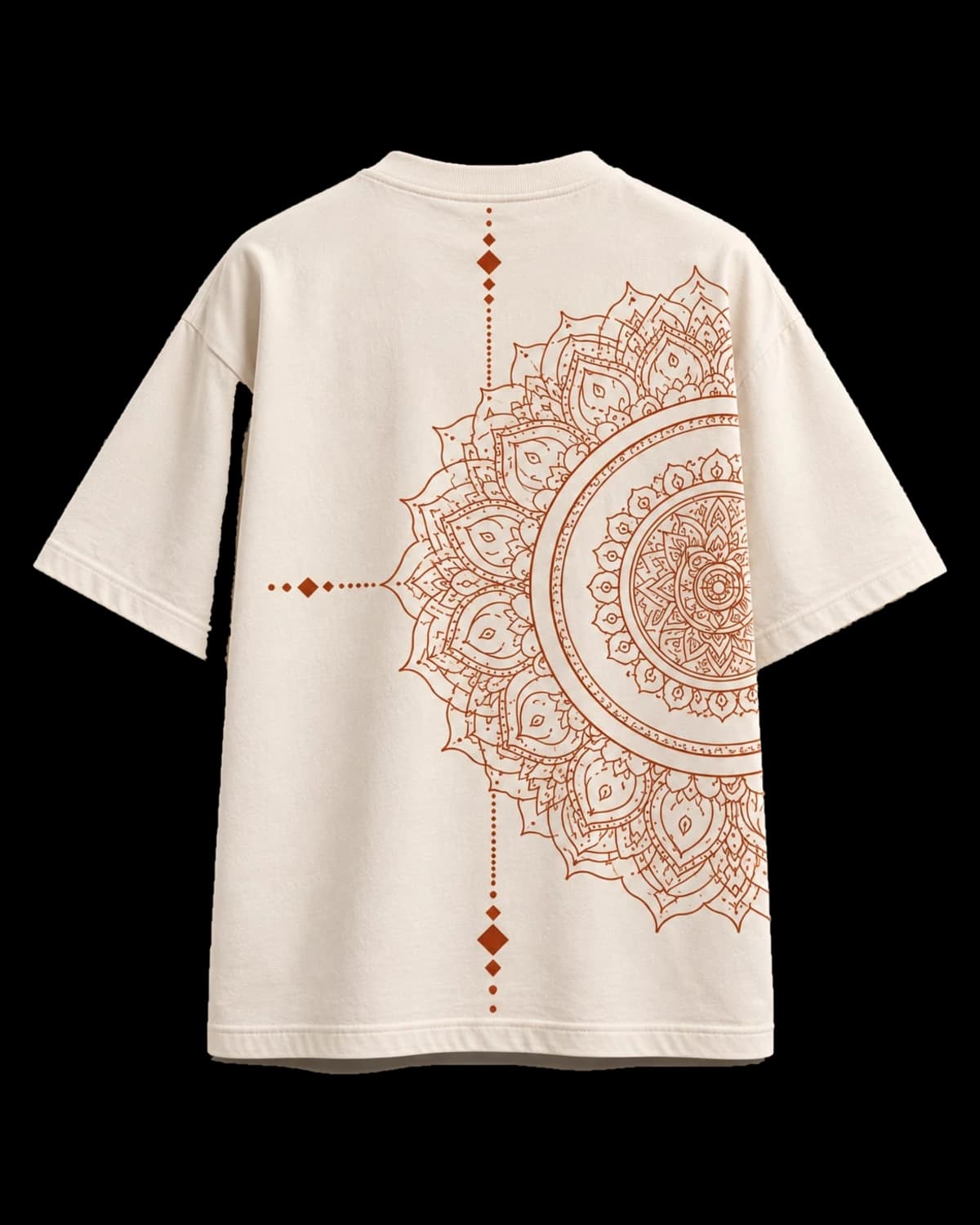 Full Circle Oversized Tee, back view