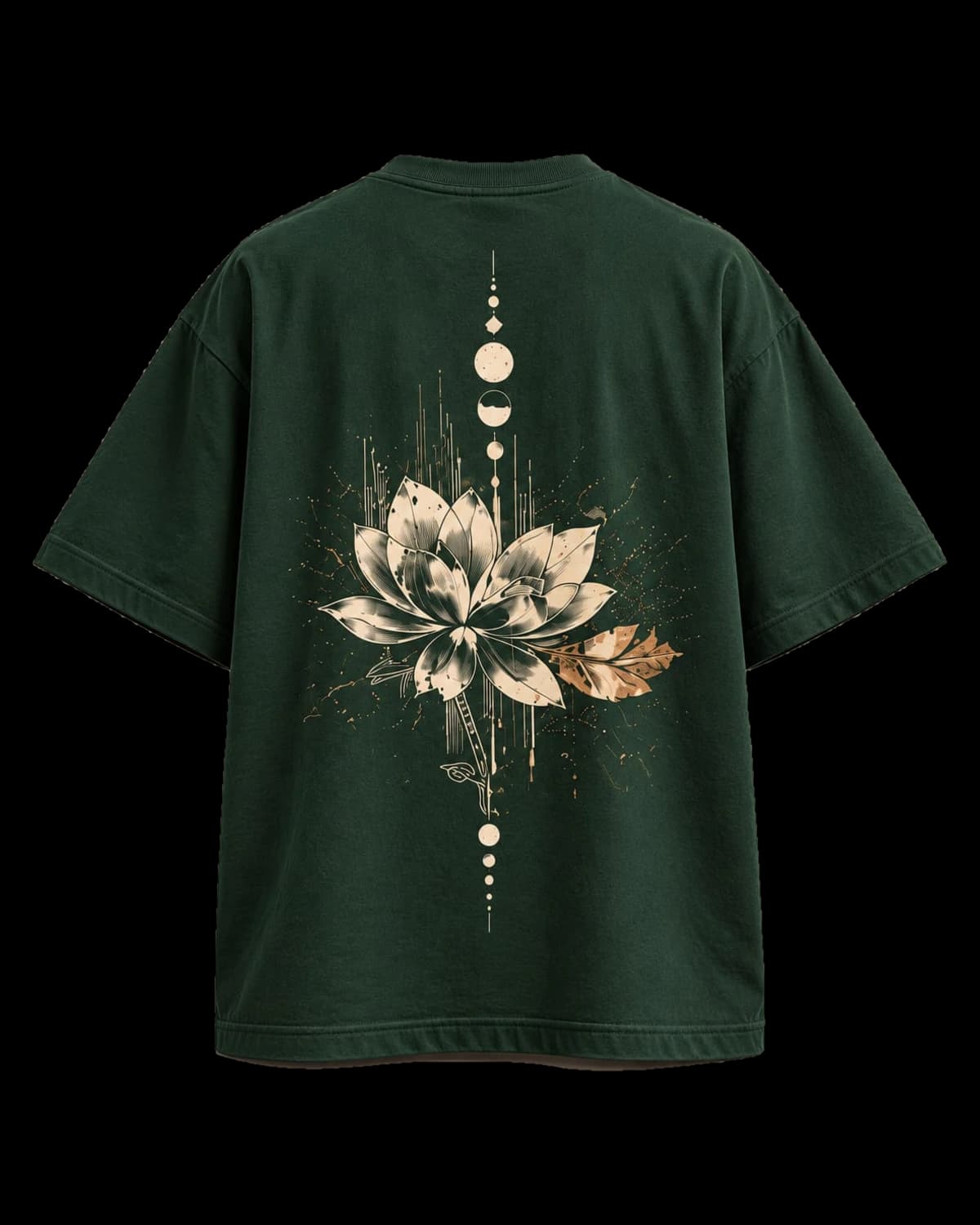 Uday Oversized Tee, back view